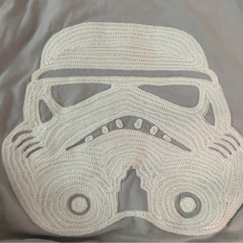 New PBKids Pottery Barn Kids Gray Marvel Stormtrooper Regular Sz Anywhere Chair - Picture 3 of 5
